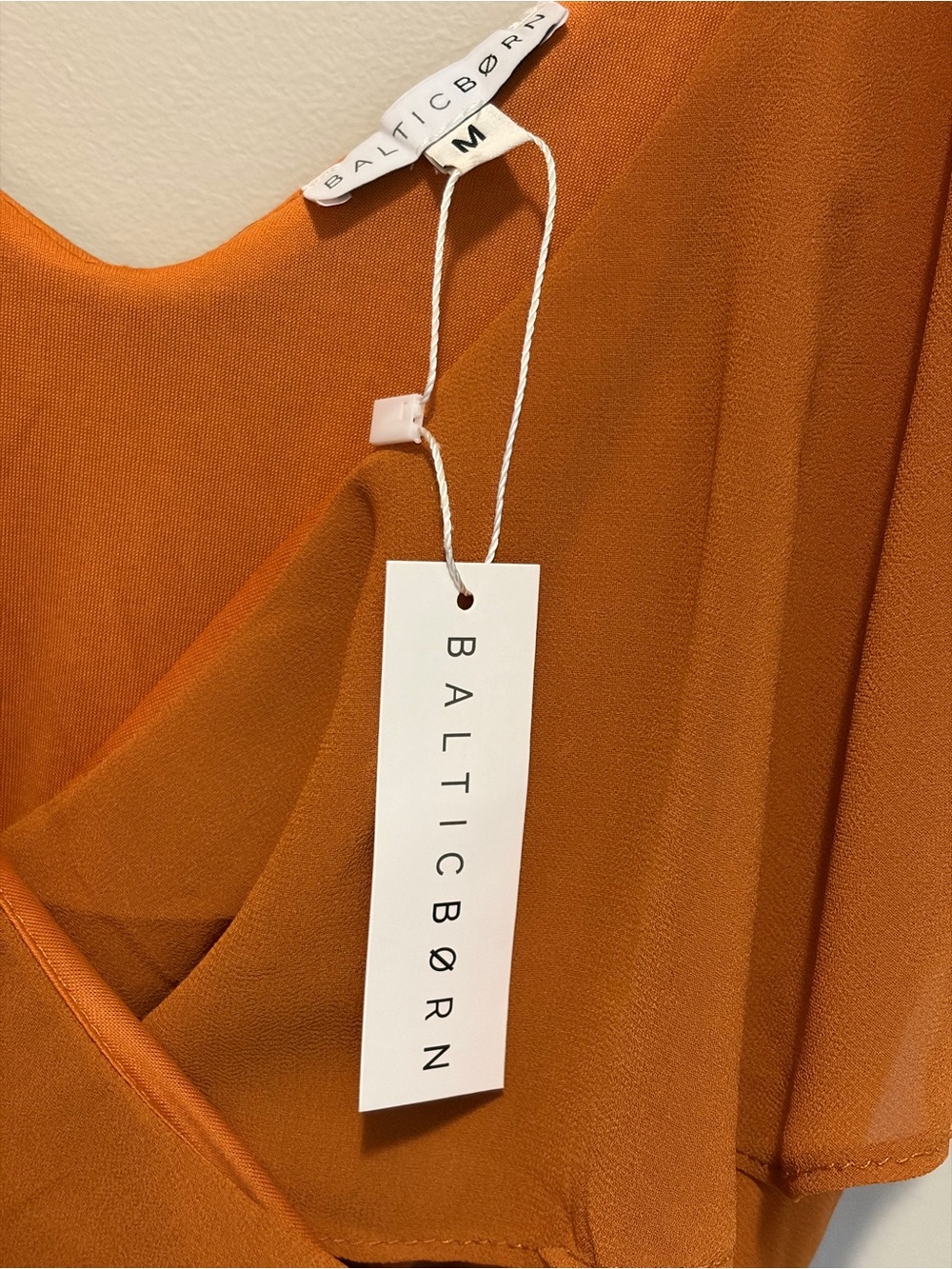 Baltic Born Rust Orange Ruffle Maxi Dress - Picture 3 of 11